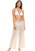 PULL ON PANT WITH MOCK DRAWSTRING - GOFRET